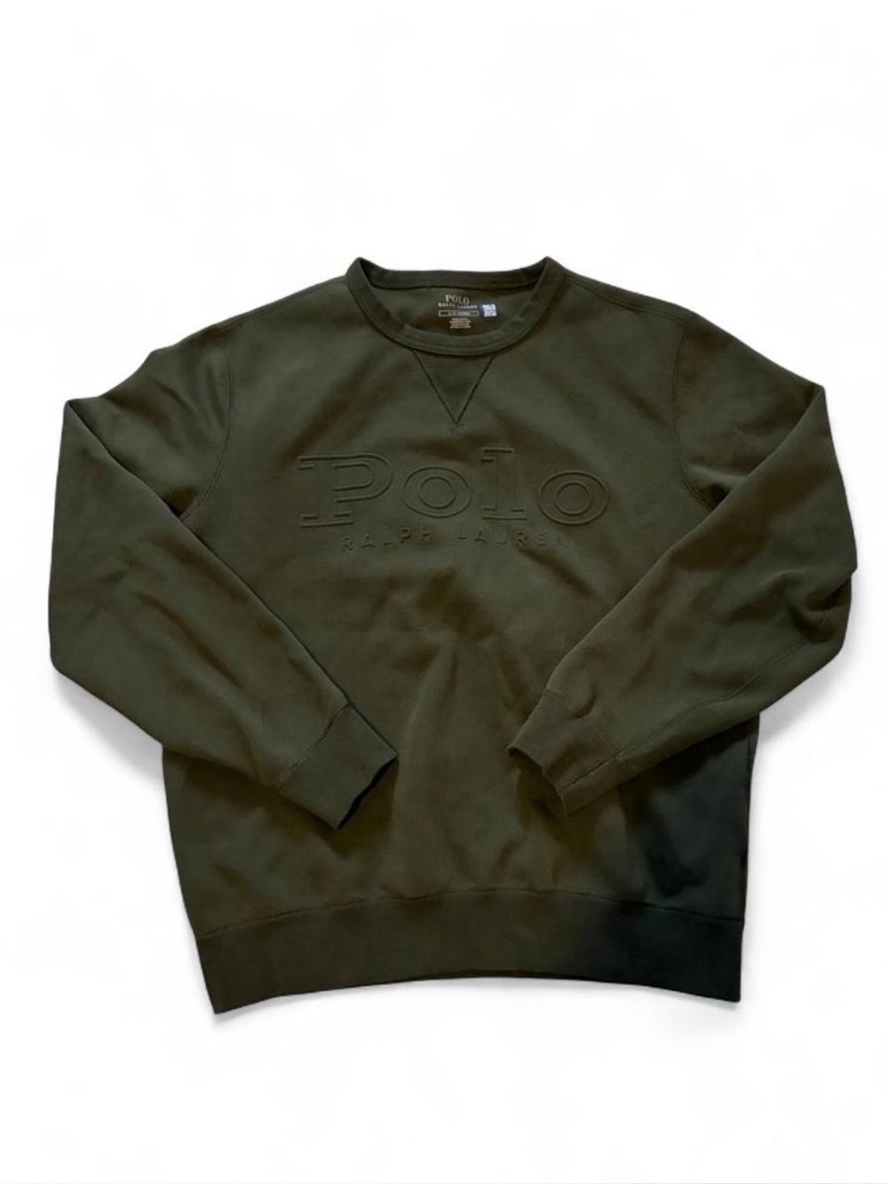 🫒Polo olive green crewneck